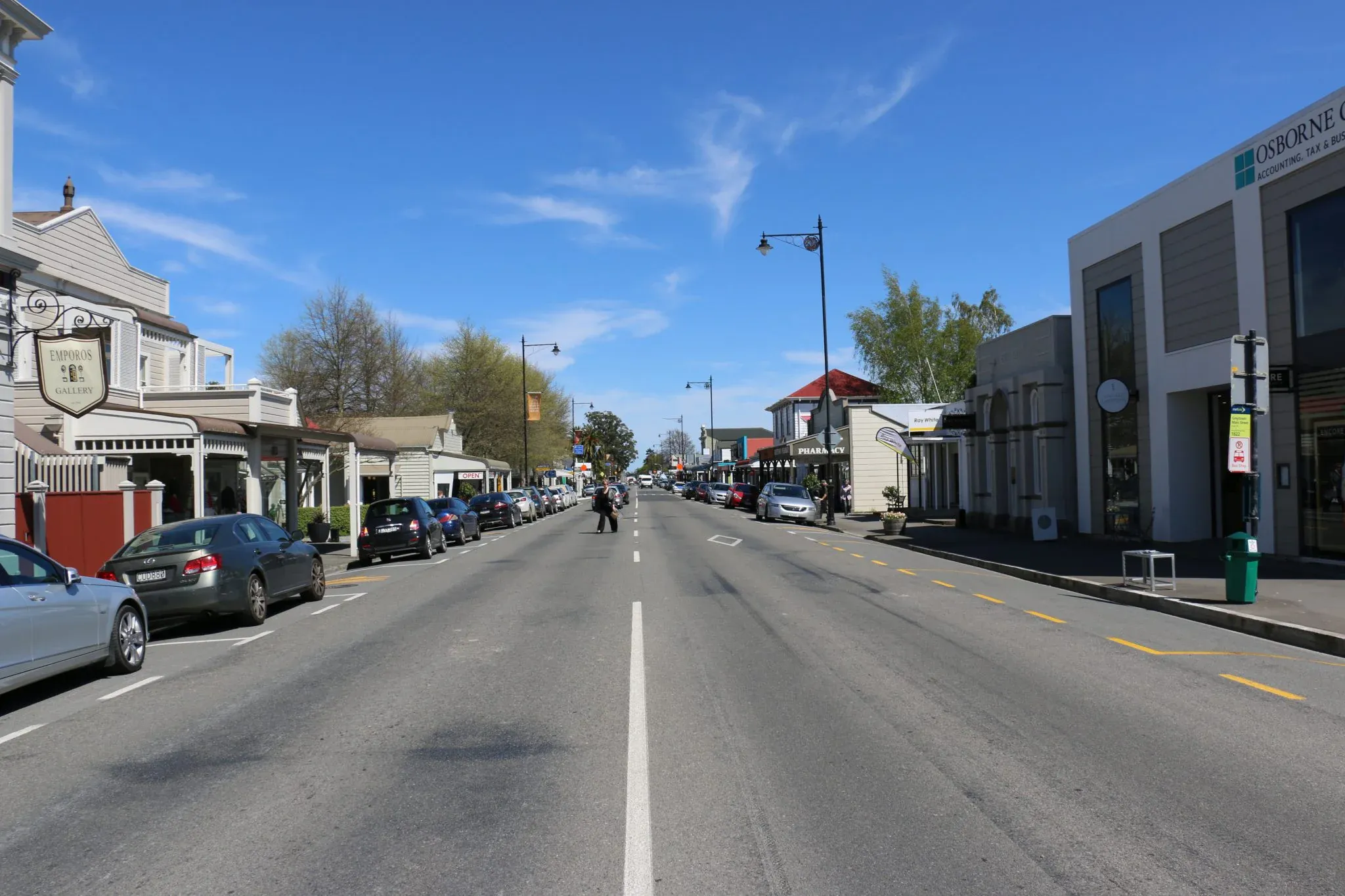 Greytown's boutique shops and heritage architecture, perfect for small businesses and galleries.