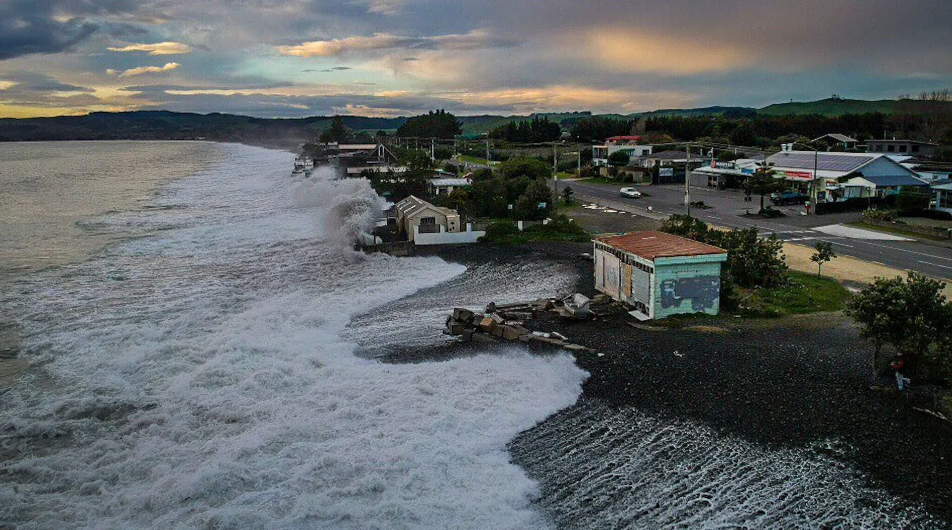 Haumoana beachfront community, ideal for accommodation and coastal businesses in NZ.