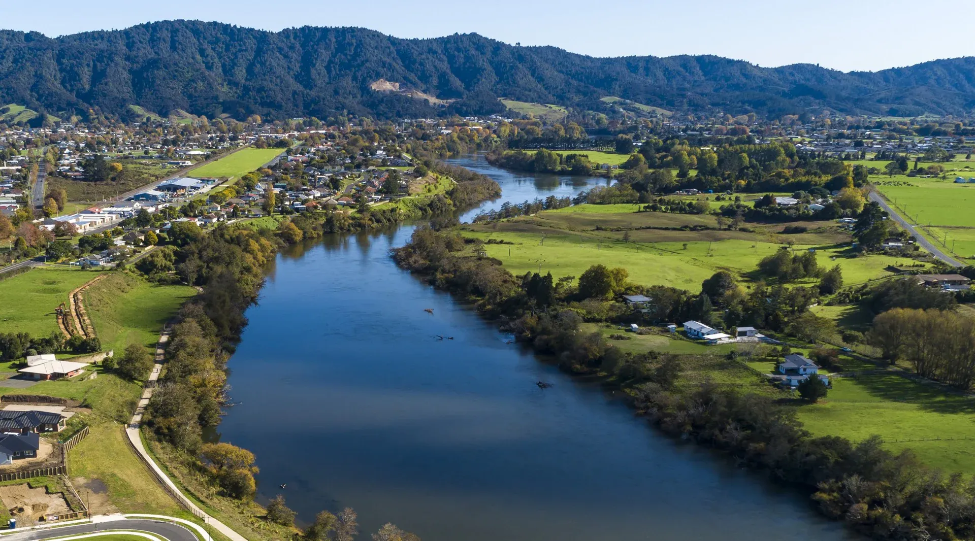 Horotiu riverside - Waikato community with growing industrial and service businesses.